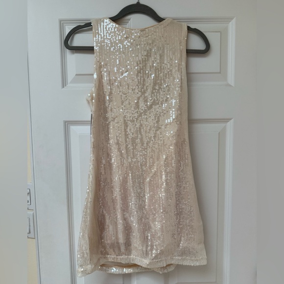 Princess Polly Dresses & Skirts - Princess Polly Champagne Sequin Romper